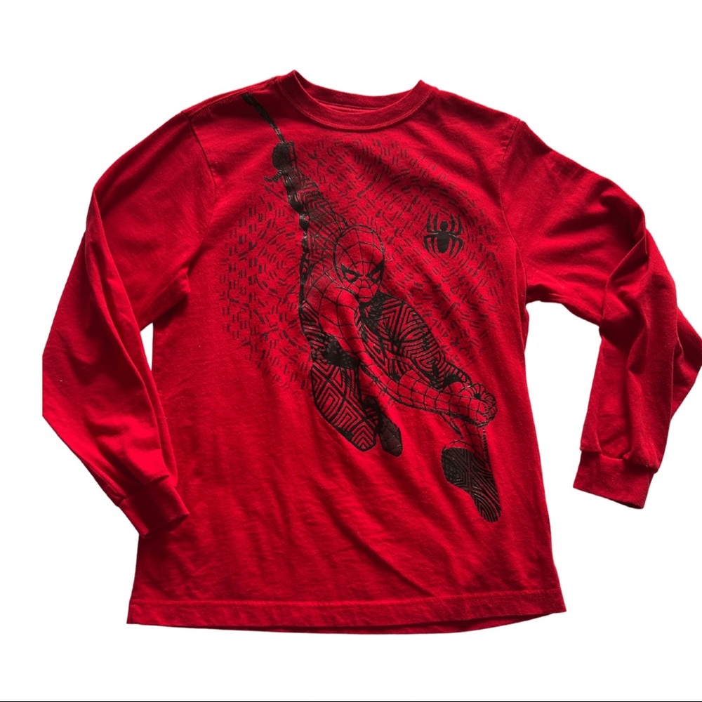MARVEL SPIDER MAN LONG SLEEVE TEE SIZE LARGE